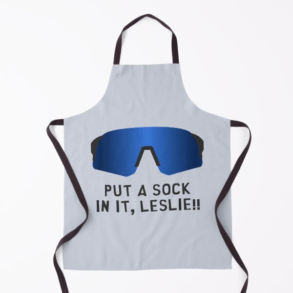 Item preview, Copy of Put a sock in it, Leslie! (black font) designed and sold by muskitt.