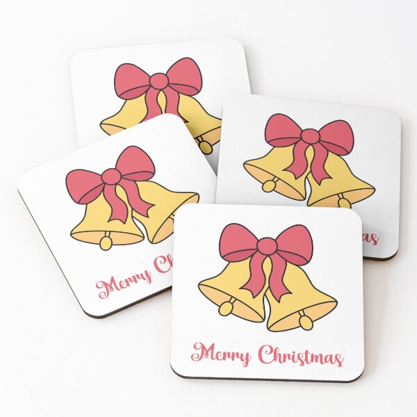 Item preview, Merry Christmas Golden Bells Greeting Design designed and sold by AnnaShalygina.