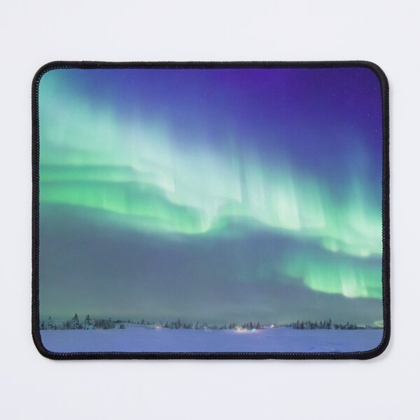 Item preview, Celestial Snowfall: Brilliant Aurora Paints the Night in Magic designed and sold by RedArtG09.