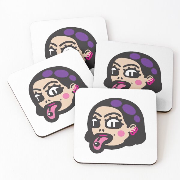 Item preview, Girl W/Pierced Tongue designed and sold by ArtofDissent.