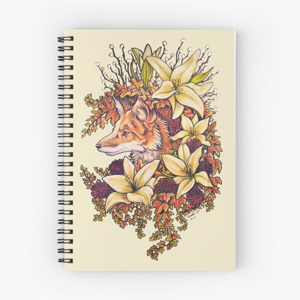 Item preview, Floral Fox designed and sold by gnarlyBones.