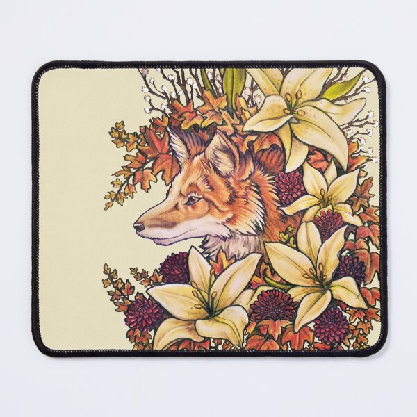 Item preview, Floral Fox designed and sold by gnarlyBones.