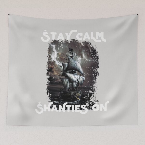 Item preview, Sea shanties, stay calm and shanty on designed and sold by GulQari.