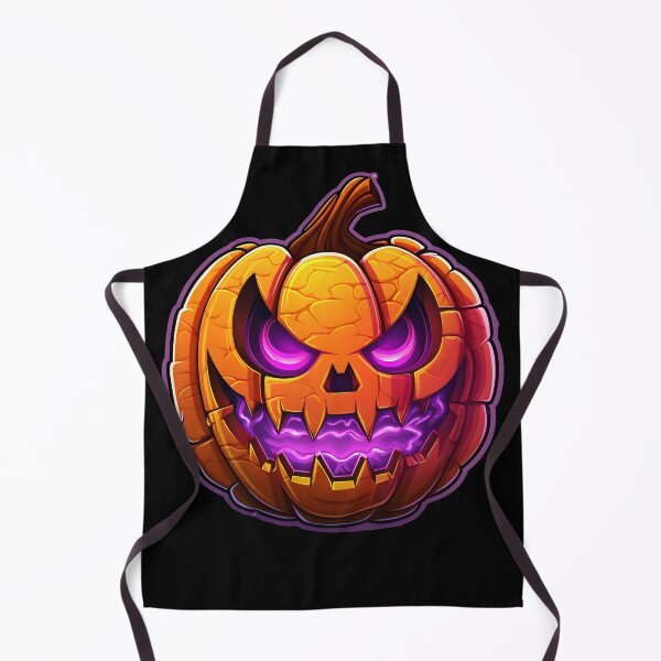 Item preview, neon pumpkin face designed and sold by Wickystickers.