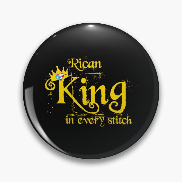 Item preview, Rican King in every stitch- Puerto Rico Flag Gift designed and sold by obedtheartist.