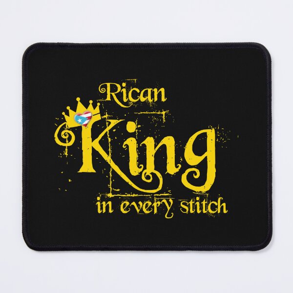 Item preview, Rican King in every stitch- Puerto Rico Flag Gift designed and sold by obedtheartist.