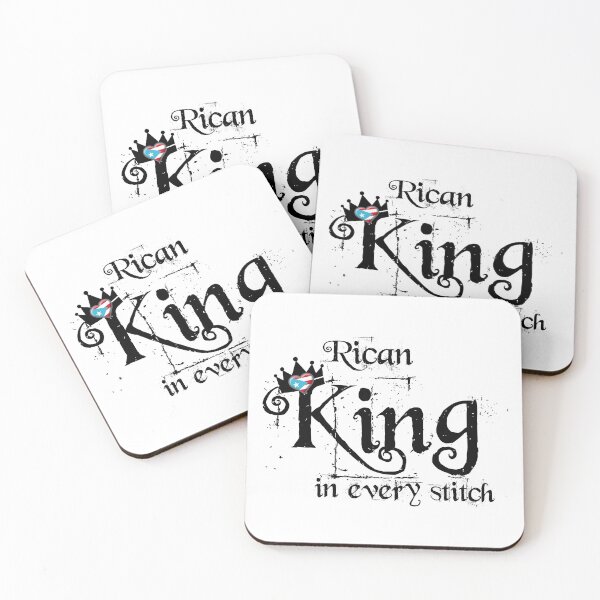 Item preview, Puerto Rican gifts - Rican King in every stitch  designed and sold by obedtheartist.