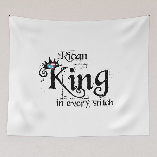 Item preview, Puerto Rican gifts - Rican King in every stitch  designed and sold by obedtheartist.