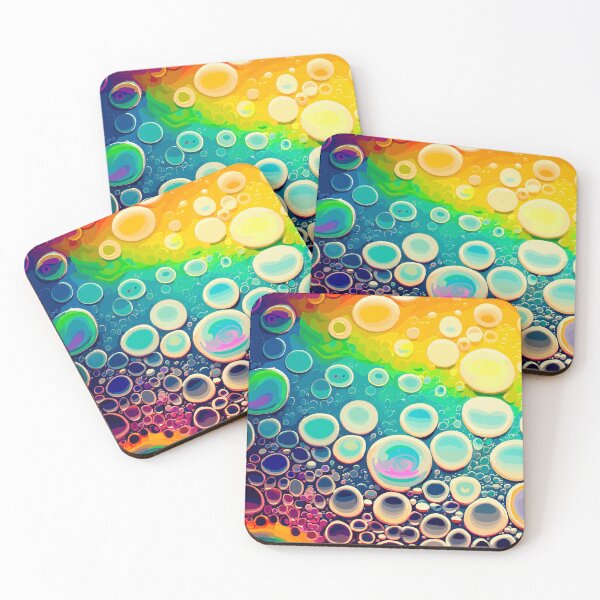Item preview, Eat my bubbles rainbow pattern designed and sold by TomFrontierArt.