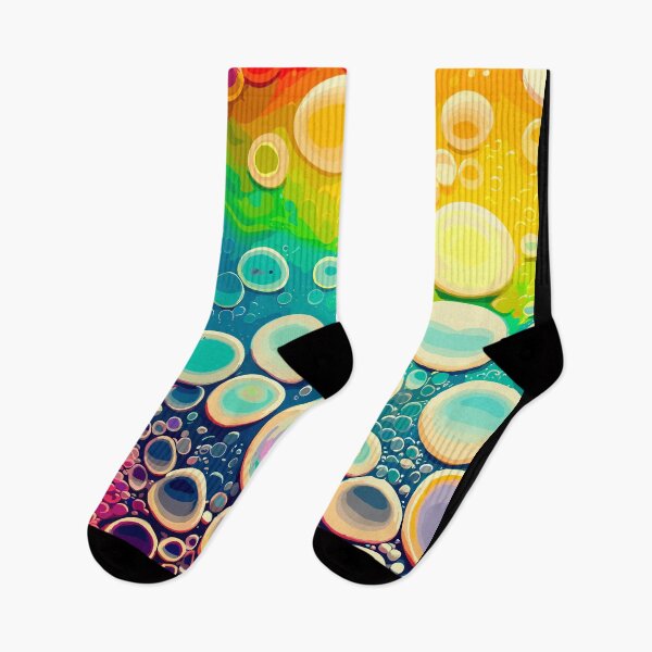 Item preview, Eat my bubbles rainbow pattern designed and sold by TomFrontierArt.