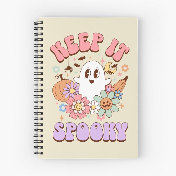 Item preview, Keep it Spooky Kawaii Ghost Halloween Preppy Aesthetic designed and sold by PUFFYP.