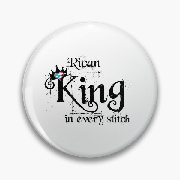 Item preview, Rican King in every stitch- Puerto Rico Flag Gift designed and sold by obedtheartist.