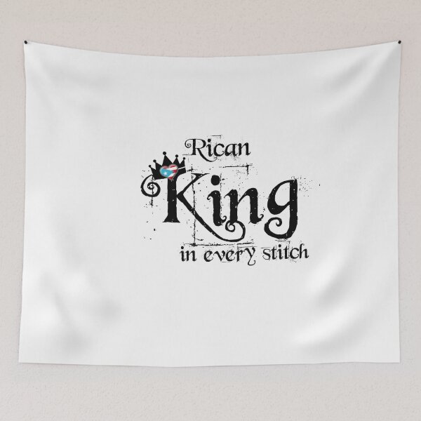 Item preview, Rican King in every stitch- Puerto Rico Flag Gift designed and sold by obedtheartist.