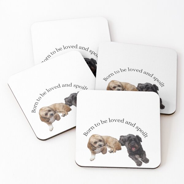 Item preview, born to be loved and spoilt dogs  designed and sold by Debsgiftware Ward.