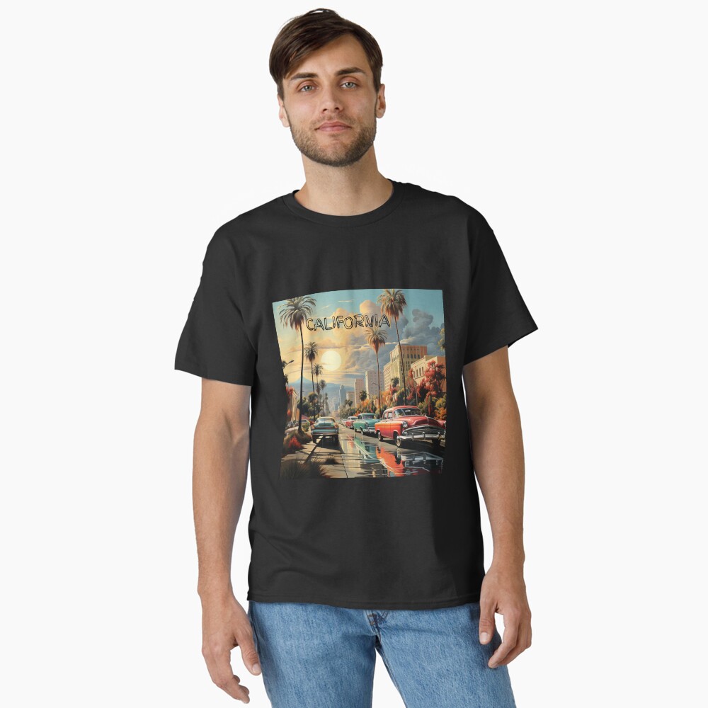 California Vintage, Vintage Cars Essential T-Shirt for Sale by Aquablue22  | Redbubble