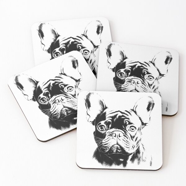Item preview, French Bulldog T-shirt Art Sticker designed and sold by allthis.
