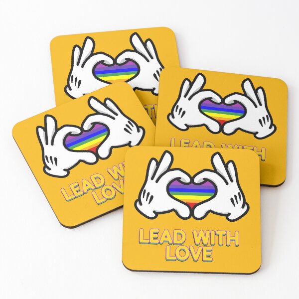 Item preview, Lead with love rainbow heart designed and sold by La Loca.