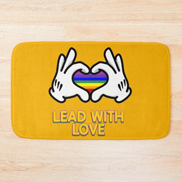 Item preview, Lead with love rainbow heart designed and sold by La Loca.