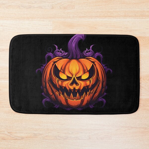 Item preview, scary demonic pumpkin face  designed and sold by Wickystickers.