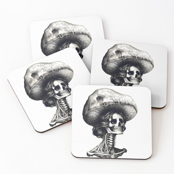 Item preview, Dead Mushroom skull designed and sold by glittercuts.