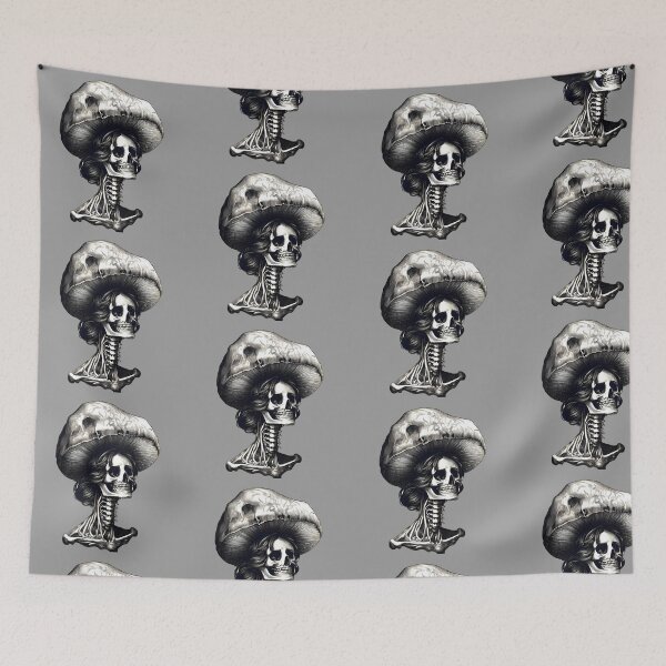 Item preview, Dead Mushroom skull designed and sold by glittercuts.