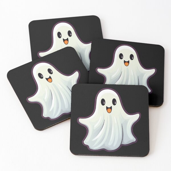 Item preview, cute halloween ghost designed and sold by Wickystickers.