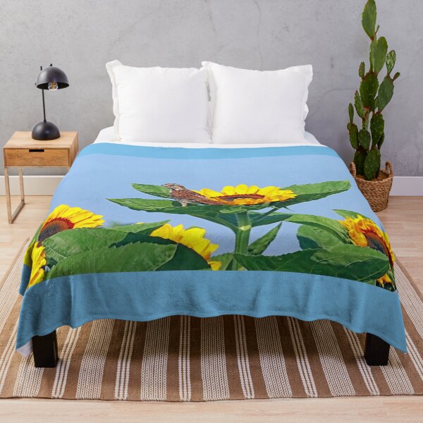 Item preview, Sparrow And Sunflowers designed and sold by Deb Oppermann.