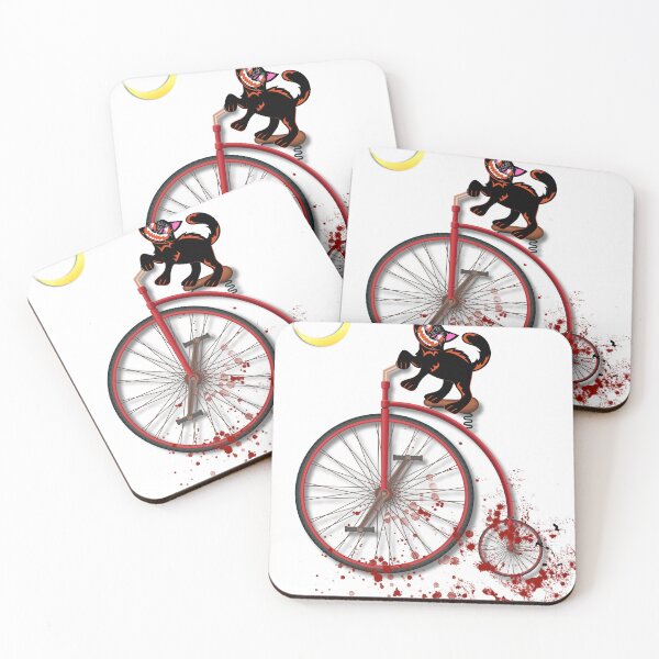 Item preview, Halloween cats,cute lovely’s bicycle  designed and sold by Shinetroves.