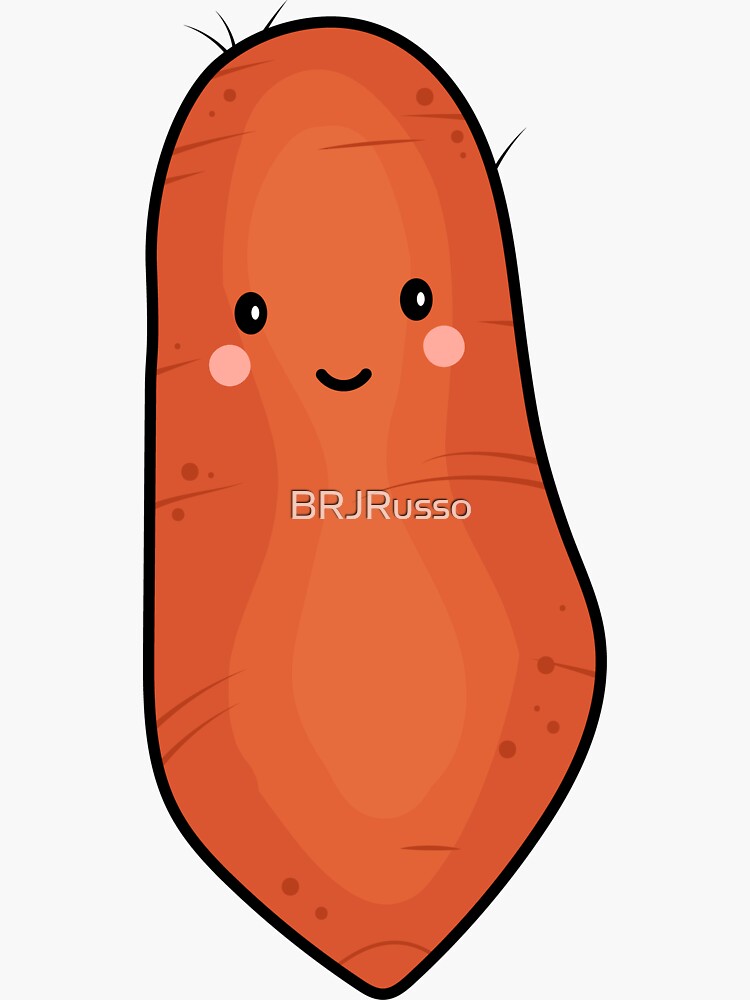 Thumbnail 3 of 3, Sticker, Sweet Potato designed and sold by BRJRusso.