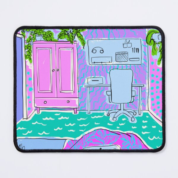Item preview, Woman artist illustration, room designed and sold by Art-Milena.