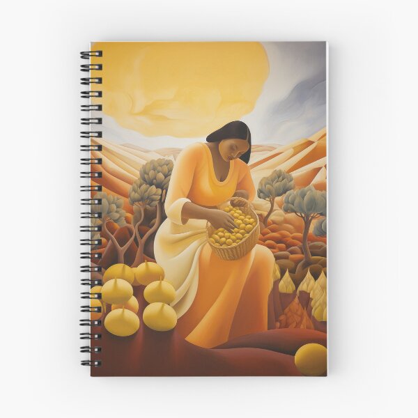 Item preview, Woman Gathers a Basket of Fruit designed and sold by YoPedro.