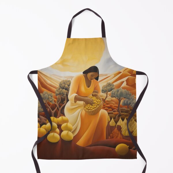 Item preview, Woman Gathers a Basket of Fruit designed and sold by YoPedro.