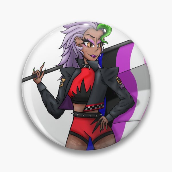 Artikelvorschau, Roxanne Wolf mit Genderfluid-Pride-Flagge entworfen und verkauft von Saltys-Market.