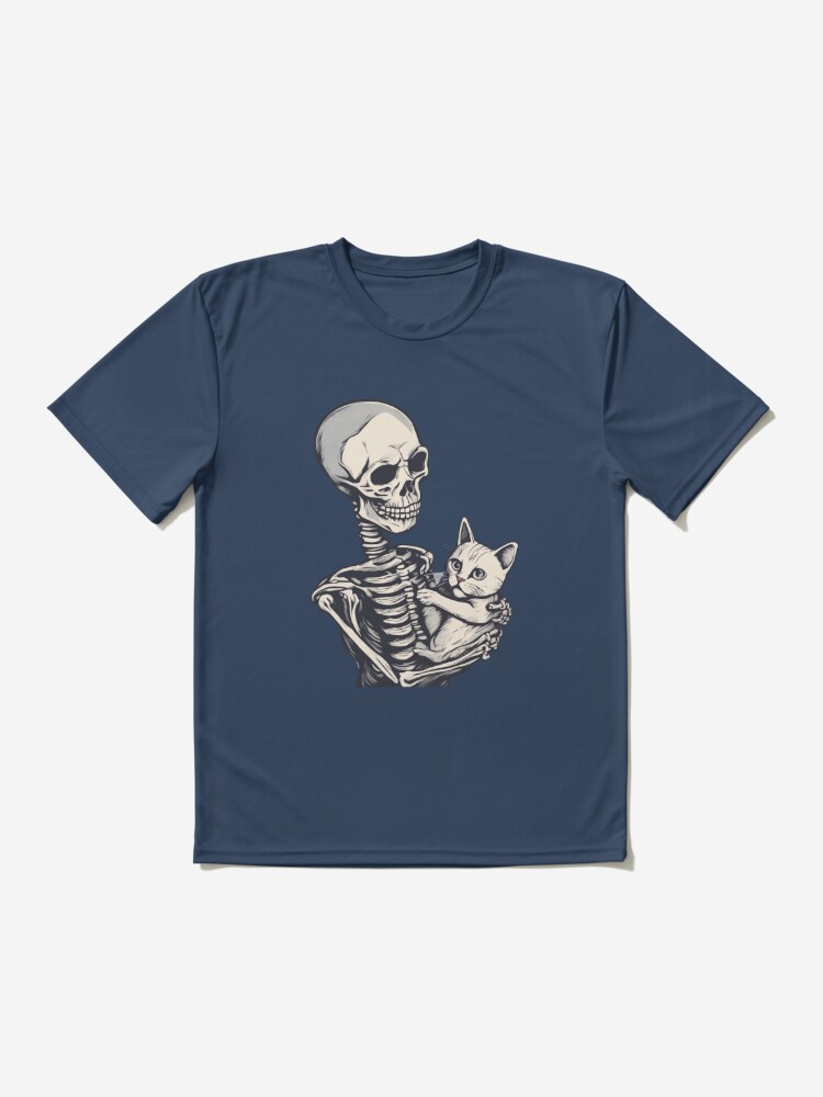  Skeleton holding Brain T-Shirt : Clothing, Shoes & Jewelry