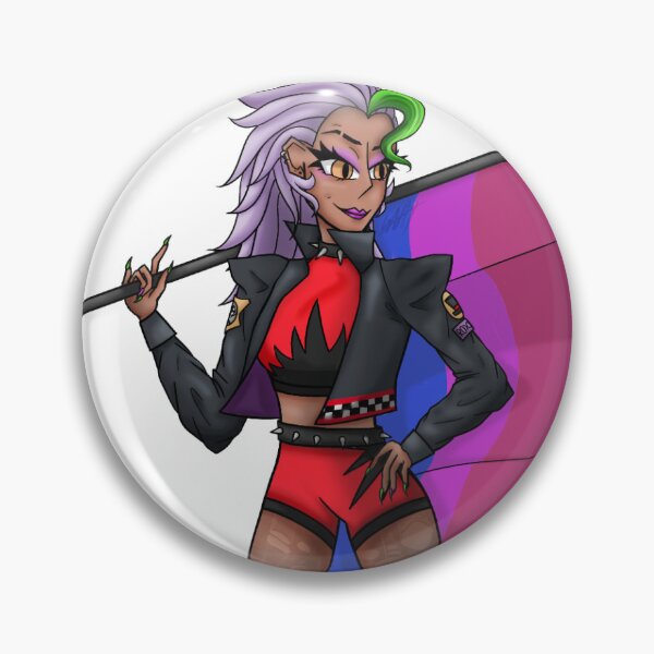 Artikelvorschau, Roxanne Wolf mit bisexueller Stolzflagge entworfen und verkauft von Saltys-Market.