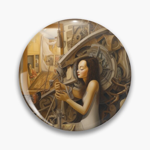 Item preview, Woman at Work Practicing Her Craft Mural designed and sold by YoPedro.