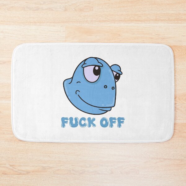 Item preview, Sassy, fuck off, funny animal, frog, trending, gen z, millennial, pink blue, pastel, vintage, pop culture,  visco girl, aesthetic, 90s, relatable,  catchphrase designed and sold by YellowishStore.