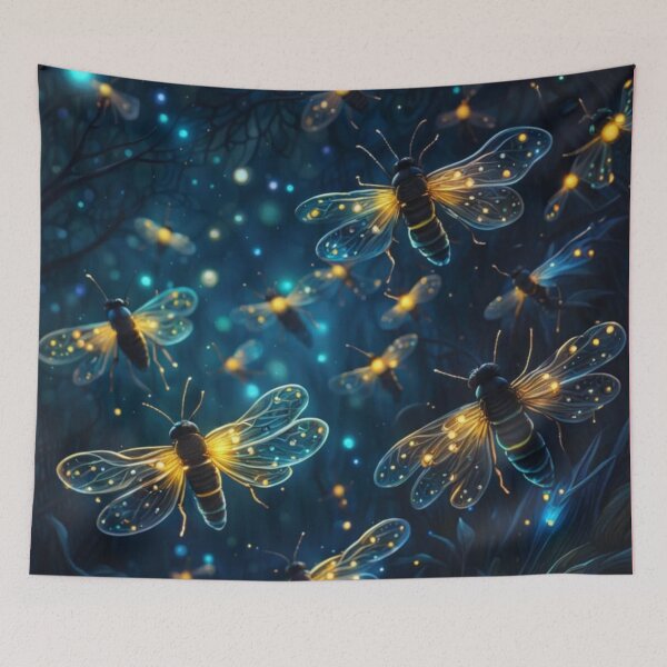 Item preview, Glowing Fireflies Symphony designed and sold by WearWolfDesigns.