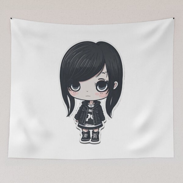 Item preview, Cute emo girl designed and sold by Majkel & Majkel.