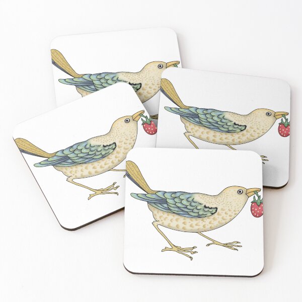 Item preview, Strawberry Thief Bird designed and sold by Sharilea.