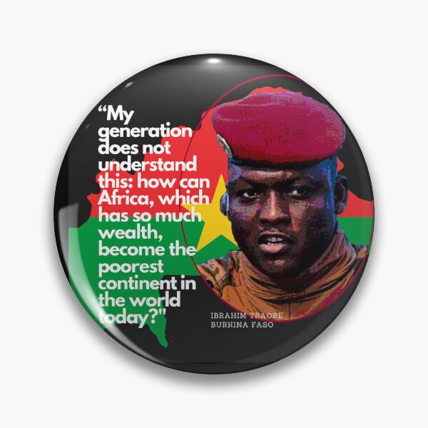 Item preview, Ibrahim Traoré of Burkina Faso - Quote designed and sold by Tony Cisse.