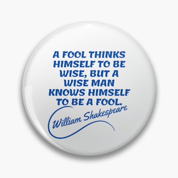 Item preview, William Shakespeare Quotes - Fool Literary Quotes 2 designed and sold by Writer Quotes.
