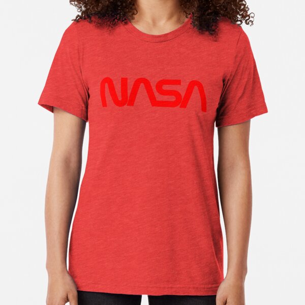 Retro NASA logo - NASA "Worm" Logo - Vintage NASA Tri-blend T-Shirt
