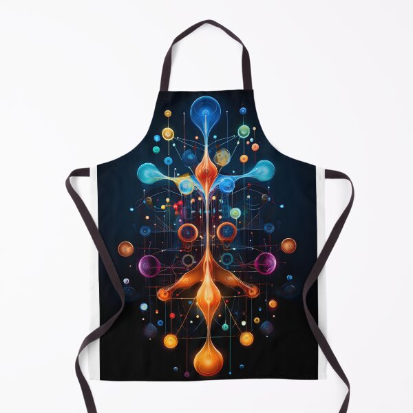 Item preview, A colorful abstract art piece that depicts the vibrational flow of luminous energy in the style of technological fusion and symmetrical balance designed and sold by AI-Only Creations.