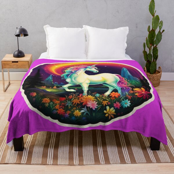 Item preview, Wild unicron in freedom of the rainbow (pink background) designed and sold by Tabuku.