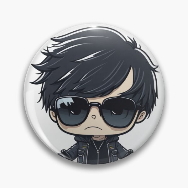 Item preview, cute emo boy with sunglasses designed and sold by Majkel & Majkel.