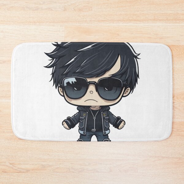 Item preview, cute emo boy with sunglasses designed and sold by Majkel & Majkel.