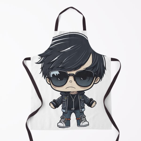 Item preview, cute emo boy with sunglasses designed and sold by Majkel & Majkel.