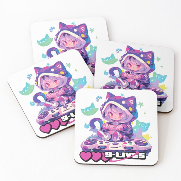 Item preview, 9-Lives designed and sold by Chibi Cat Art Corner.