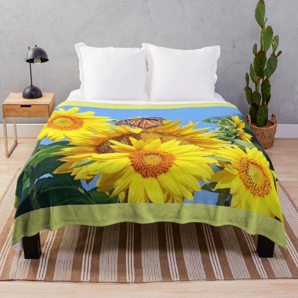 Item preview, Sunflower Bouquet And Monarch designed and sold by Deb Oppermann.
